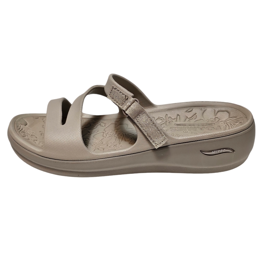 Skechers Foamies Arch Fit Adjustable Slides Women's Size 10 - Picture 2 of 13